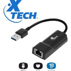 ADAPTADOR USB 3.0 A LAN GIGABIT RJ-45 XTECH XTC-373 10/100/100 MBPS