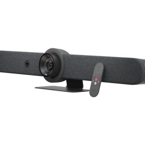 Logitech Rally Bar – Dispositivo de vídeoconferencia – Certificado por Zoom, Certificado para Equipos de Microsoft