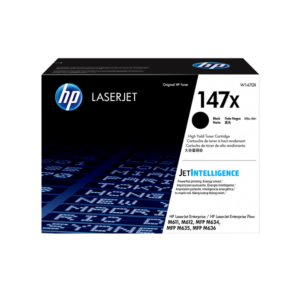 Cartucho de tóner original HP LaserJet 147X de alto rendimiento, negro (W1470X)