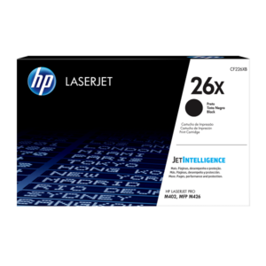 Cartucho de Tรณner HP 26X Negro Alto Rendimiento LaserJet Original